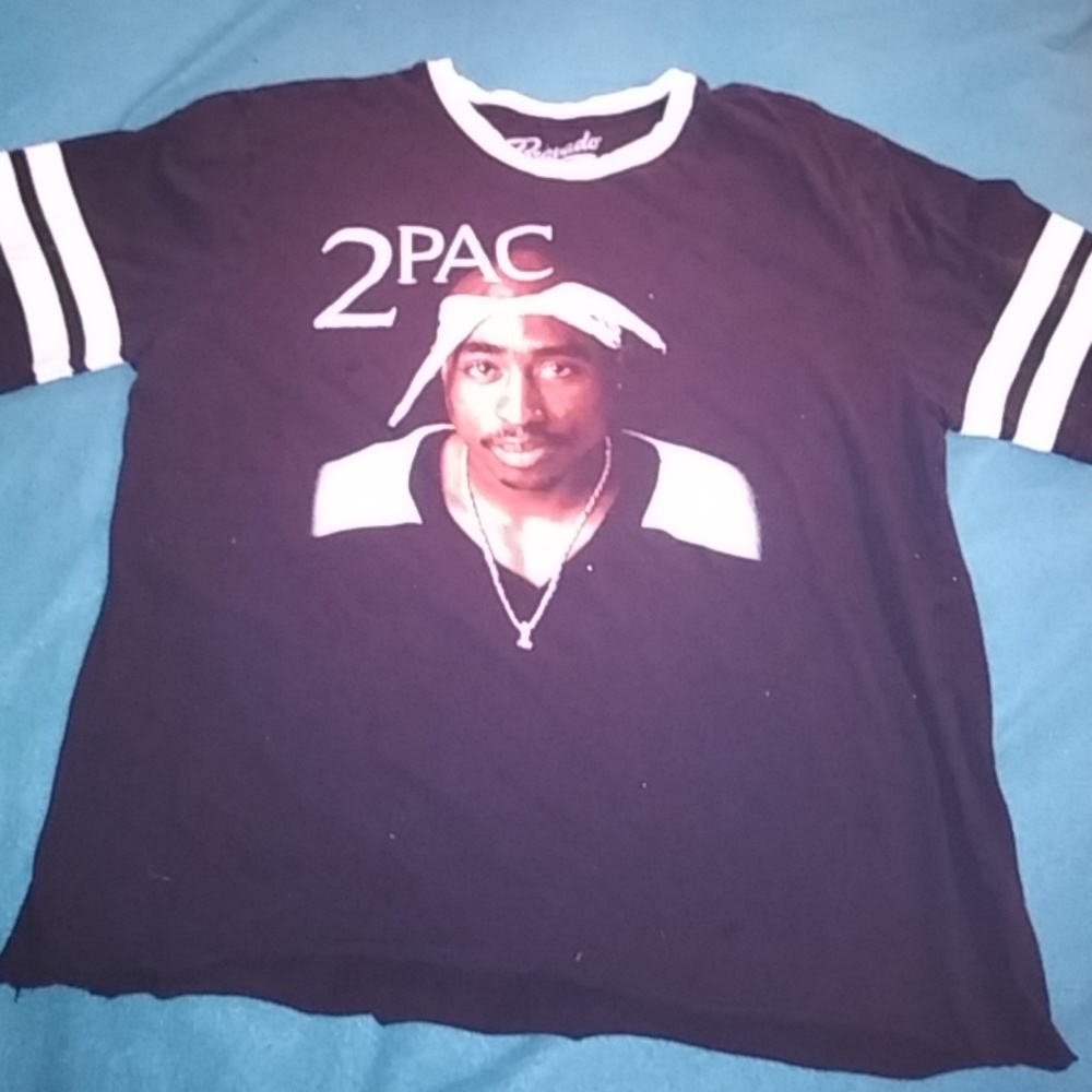 T shirt 2 pac black
